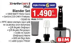 HEİFER CHEF'S MİDİ BLENDER SET HEİFER CHEF'S MİDİ BLENDER SET